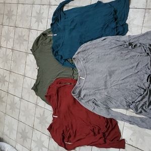 4 free people thermal long sleeve shirts